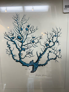 Coral Print in Glass