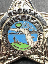Vintage Volusia County Florida Deputy Sheriff Five Point Star Badge