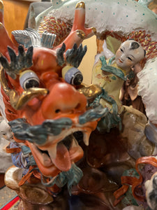 Chinese Porcelain Dragon Figurine