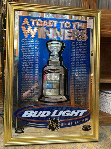 Bud Lite Toast To Winners Stanley Cup Mirror