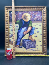Original Signed Oil Painting Attributed To Diego Rivera, Framed