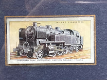 Framed Original Will's Cigarettes Railway Engines 1936 Cigarette Cards - view 2