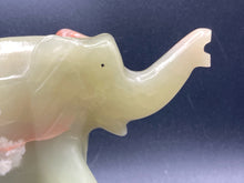 Hand Carved 6" Jade Elephant Figurine - view 7