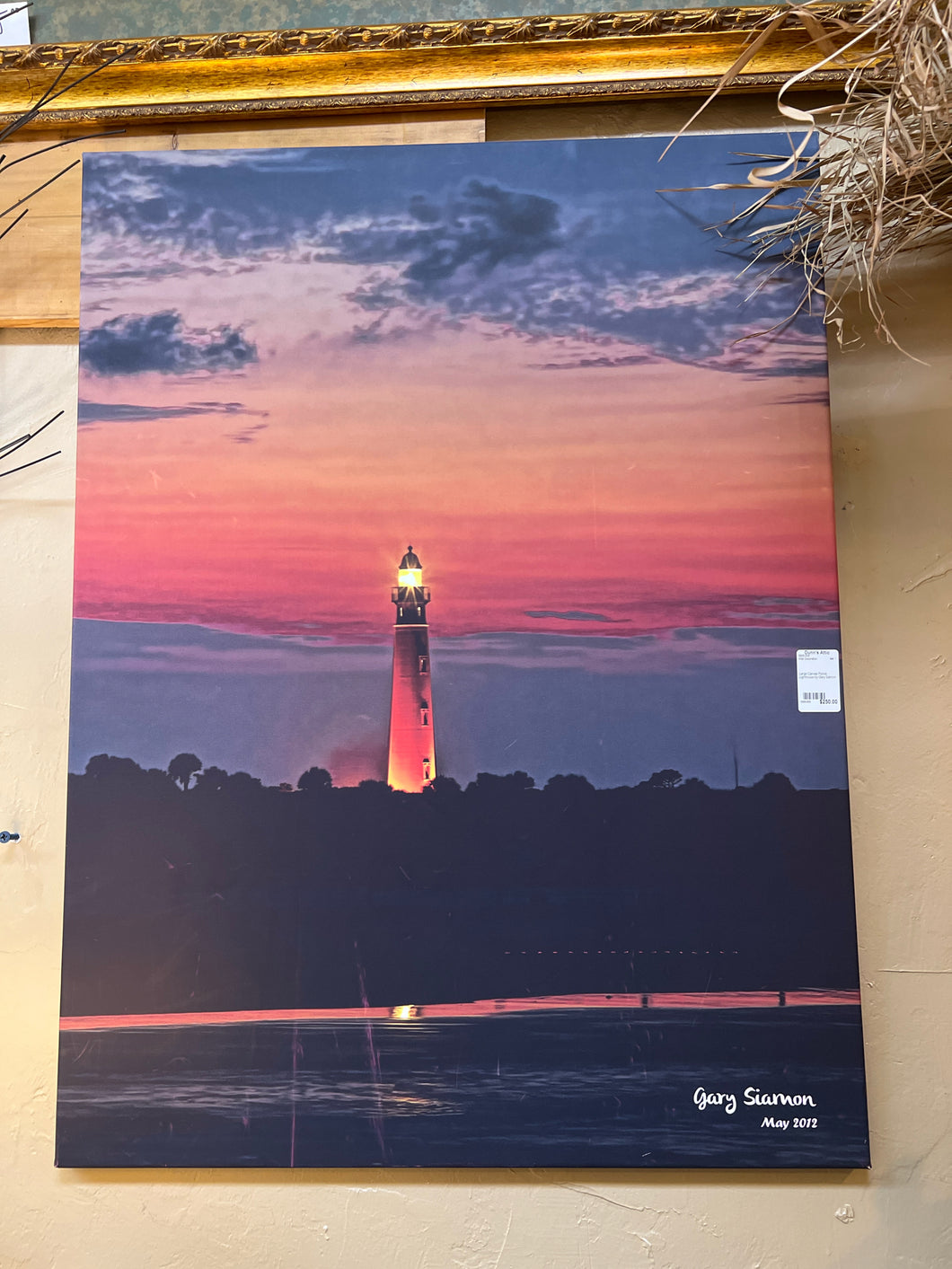 Large Canvas Ponce Lighthouse by Gary Siamon