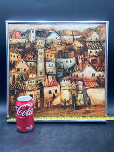 Original Signed Jerusalem Israel Oil Painting