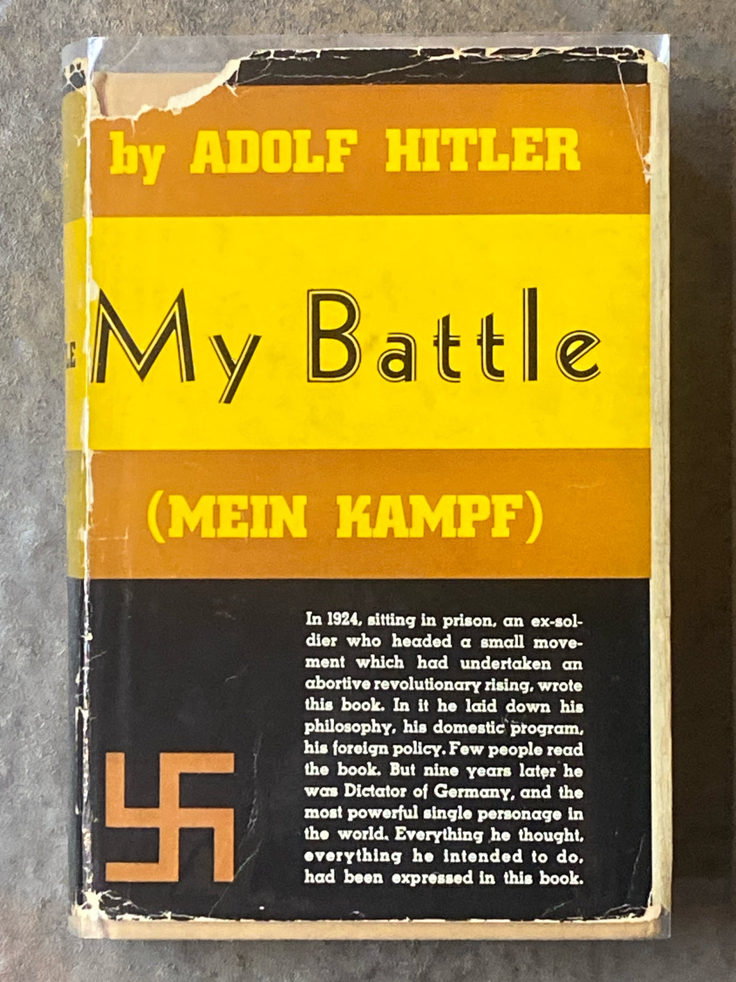 Mein Kampf 2nd American Edition w/ Dust Jacket