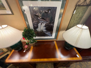 2-Tone Wood Executive Desk