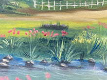 Artist Signed Country Mountain Landscape Painting