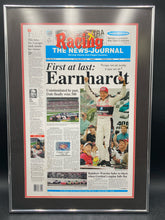 Vintage Dale Earnhardt 1998 Daytona 500 Victory Daytoa News Journal Display