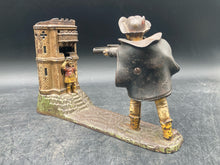 Antique 1896 J.E. Stevens William Tell Mechanical Coin Bank