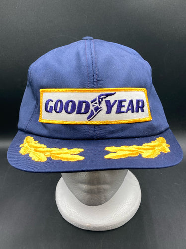 Swingster Goodyear Scrambled Eggs Vintage Snapback Hat USA Made
