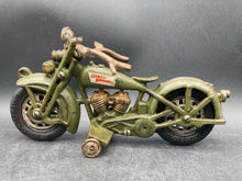 Xonex Cast Iron Harley-Davidson Motorcycle Toy w/ Police Figure