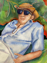 Pamela Bleakney Signed Original "Howard" Watercolor Painting