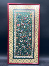Vintage Chinese Hundred Children Playing Framed Silk Embroidery Art