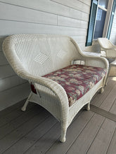 White Wicker Couch