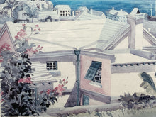 Carole Holding Signed "St. Georges Bermuda" Lithograph, Framed