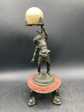Antique Italian Grand Tour Bronze Silenus The Lamp Bearer Statue