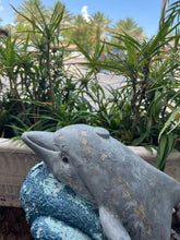 Concrete Dolphin Statue