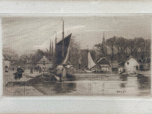 Wilfrid Ball (1853-1917) Netherlands Engravings, Framed