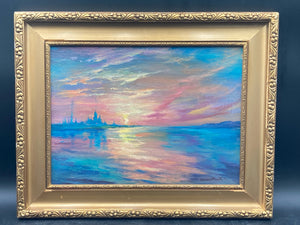 Original Signed Oil Painting Attributed To Claude Monet
