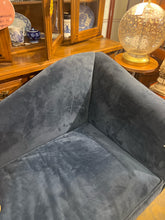 Bernhardt Blue Chaise Lounge Chair