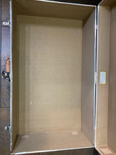 Antique Riveted Aluminum Aviator's Steamer Trunk