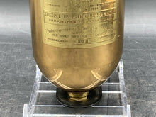 Vintage Stempel Brass Stored Pressure Fire Extinguisher, Empty