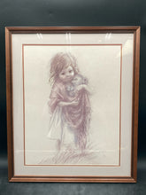 Marliyn Zapp Signed Limited Edition "Teddy Bear" Framed Lithograph