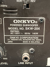 Onkyo Powered Subwoofer SKW-204