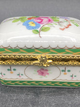 Rochard Limoges Porcelain Tobacco Box W/ Packaging