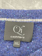 Qi Blue Cashmere Sweater, XXL - view 6