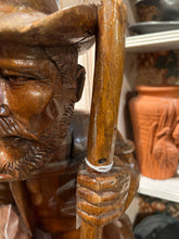 Hand Carved Traveler (Damage to Hat)