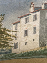 Original 6x10" Henri Clamen French Barbizon Chateau Painting - view 5
