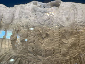 Antique Christening Gown in Shadow Box
