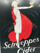 Vintage Schweppes Cider Framed Advertising Poster