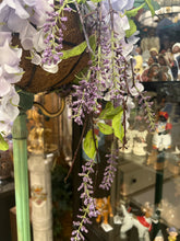 Floor Stand With Wisteria and solar light