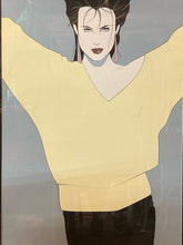 Patrick Nagel Commemorative No. 8 "Yellow Sweater" Serigraph, Framed