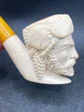 Vintage Hand Carved Meerschaum Sultan Pipe
