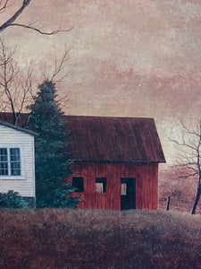 David Knowlton Signed Limited Edition "December Sunset" Print