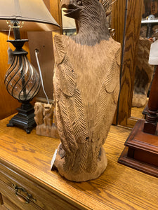Hand Carved Walnut Eagle