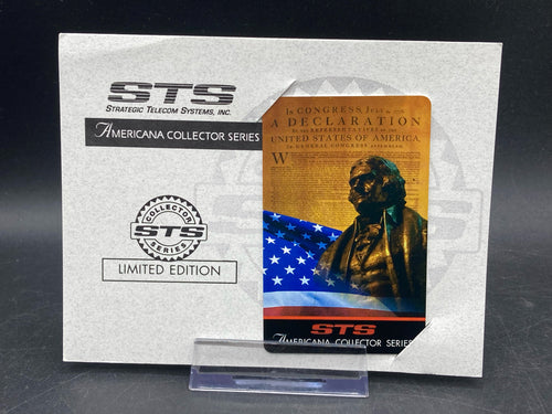 STS Americana Collector Series Thomas Jefferson Phone Card