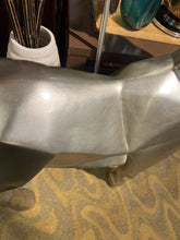 Abstract Silver Goat