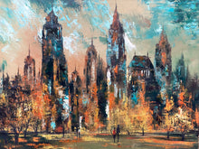 Original Von Donck Signed Impressionist New York City Oil Painting, Framed - view 2