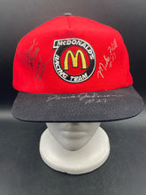 Jimmie Johnson, Jimmy Spencer & Mike Hill Signed McDonald's Racing Team Hat