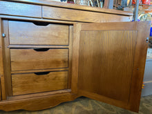 Wood Dresser With Mirror