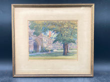 Louis Novak Signed "From Blair Court" Princeton University Linoleum Block Print