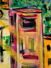 Original Crupi Jr. Signed Abstract Street Scene Oil Painting - view 6
