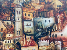 Original Signed Jerusalem Israel Oil Painting