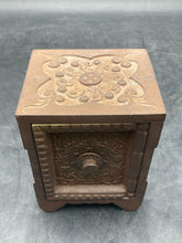 Antique Original 1897 J.E. Stevens Treasure Safe Cast Iron Coin Bank