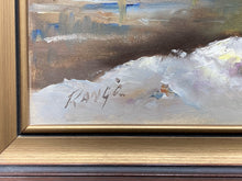 Artist Signed Original Mid Century Dutch Countryside Oil Painting